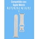 thumbnail image 5 of Teknet Correa Silicon Floral para Apple Watch 8 7 6 5 4 3 2 1, 5 of 5