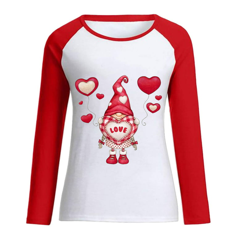 HAPIMO Savings Valentine's Day Shirts for Women Cute Gnom