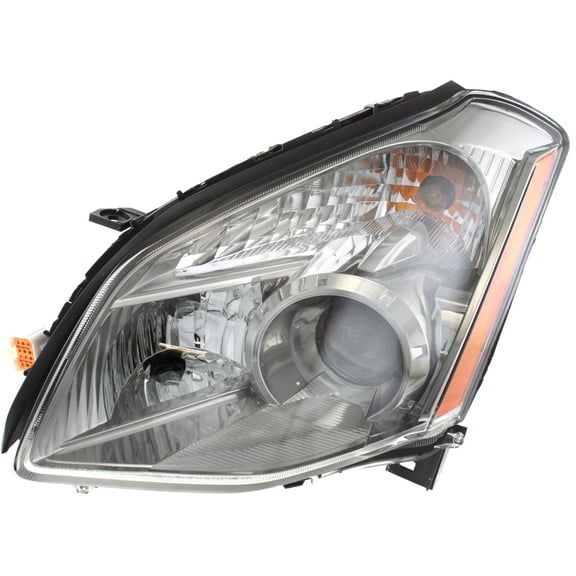 Headlight Compatible With 2008 Nissan Maxima Left Driver Halogen With bulb(s)