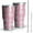 Pink Bows and-1, variant on 30oz Pink Baseballs Pattern Tumblers Stainless Steel Tumbler with Lid and Straw,Vacuum Insulated Double Wall Travel Tumbler Cups Mug with Cleaning Brush for Coffee,Tea