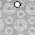 thumbnail image 3 of PowerSellerUSA 2-Pack Geometric Window Curtain Panels Woven Jacquard Fabric for Livingroom or Bedroom, Rod Pocket Top, 52" W x 63" L, Panel, 3 of 4