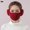 Red, variant on Women Female Cycling Earlap Windproof Cold-proof Earmuffs Fleece Mouth Cover Ear Warmer Warm Masks BLACK