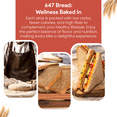 thumbnail image 4 of Schmidt Old Tyme 647 Rye Bread Loaf - Keto-Friendly, 9g Net Carbs, 40% Fewer Calories, 7g Fiber - 15 oz, 4 of 12