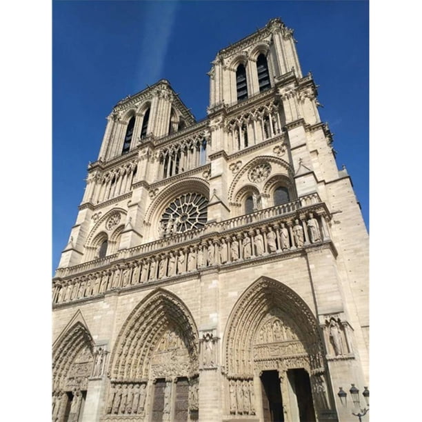 Diamond Painting (DE1862) Notre Dame DE Paris 5D DIY Square Artworks (0440) 20X30cm Hugtrwg Para estrenar