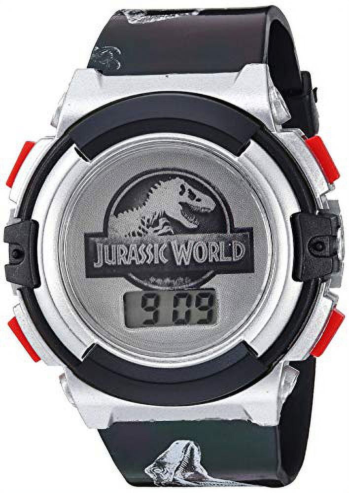Jurassic Park AnalogQuartz Watch with Plastic Strap, Black, 25 (Model