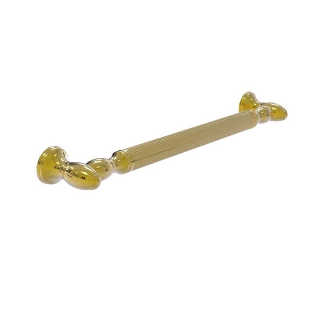 Barra de agarre Allied Brass de 24 pulgadas con lengüeta TD-GRR-24-PB Acabado en Latón pulido