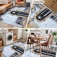 thumbnail image 5 of 3'x5' Area Rugs, Puerto Rico Flag Indoor Outdoor Area Rug for Living Room Bedroom, Retro Rustic Door Artwork Picture Prints Washable Bathroom Rugs Kitchen Floor Carpet Mats Home Decor Aesthetic, 5 of 8