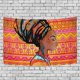 thumbnail image 1 of ABPHQTO Tapiz africano para mujer, decoración para colgar en la pared, decoración del hogar, sala de estar, dormitorio, 150x225 cm, 1 of 4