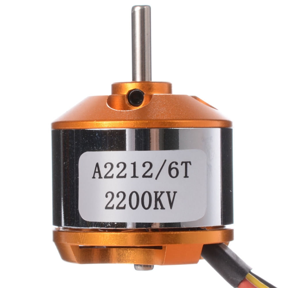 F02048 d1HhgJ RC 2212/2200KV Brushless Motor for RC Plane Aircraft Helicopter A2212 6T 