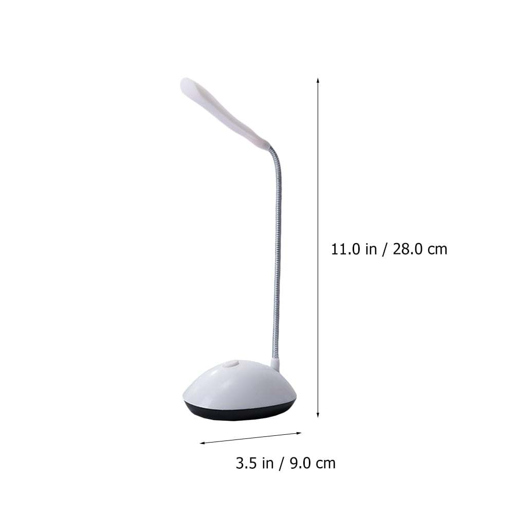 Etereauty Battery Powered Desk Lamp Durable Desktop LED Light Portable