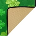 thumbnail image 6 of SKYSONIC St.Patrick's Day Kitchen Rugs and Mats,Beautiful Clover Non Slip Washable Cushioned Carpets Polyester AntiFatigue Comfort Porch Floor Mat Doormat for Washroom Bedroom Office 39 x 20 inch, 6 of 7
