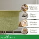 thumbnail image 4 of Planterist Cesta Organizadora Mediana Tejida – Algodón Lavable, Plegable y Portable – Multiusos 30x18.5 cm para Almacenaje, Decoración y Ropa Sucia (Navojoa), 4 of 9