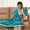 thumbnail image 6 of LHSHID Bible Blanket Christian Sympathy Blanket Inspirational Gifts Religious Gifts for Men Jesus Christ God Say You are Blessed Soft Throw Blanket for Praying Faith Man 60"x80", 6 of 7