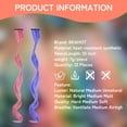 thumbnail image 4 of 32 PCS Clip in Colored Hair Extensions for Kids, 20 Inches Rainbow Long Straight Hairpieces Synthetic, Hair Extensions-Pretty Gift for Cosplay Dress Up Fashion Party Birthday（32 Colors), 4 of 9