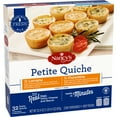 Nancy's Petite Quiche Frozen Snacks Variety Pack, 32 Ct Box Regular