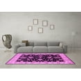 thumbnail image 3 of Ahgly Company Indoor Rectangle Oriental Pink Traditional Area Rugs, 7' x 10', 3 of 4