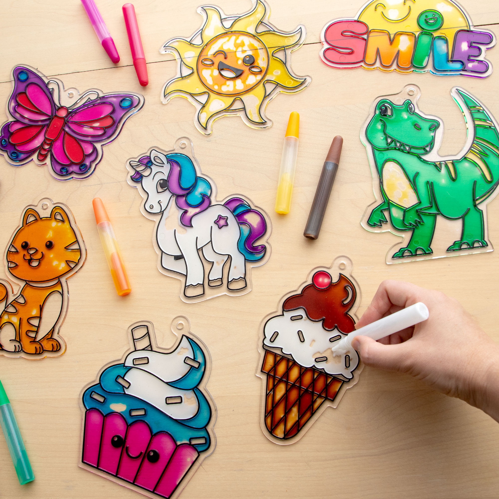 (6 pack) Hello Hobby Jumbo Unicorn Suncatcher