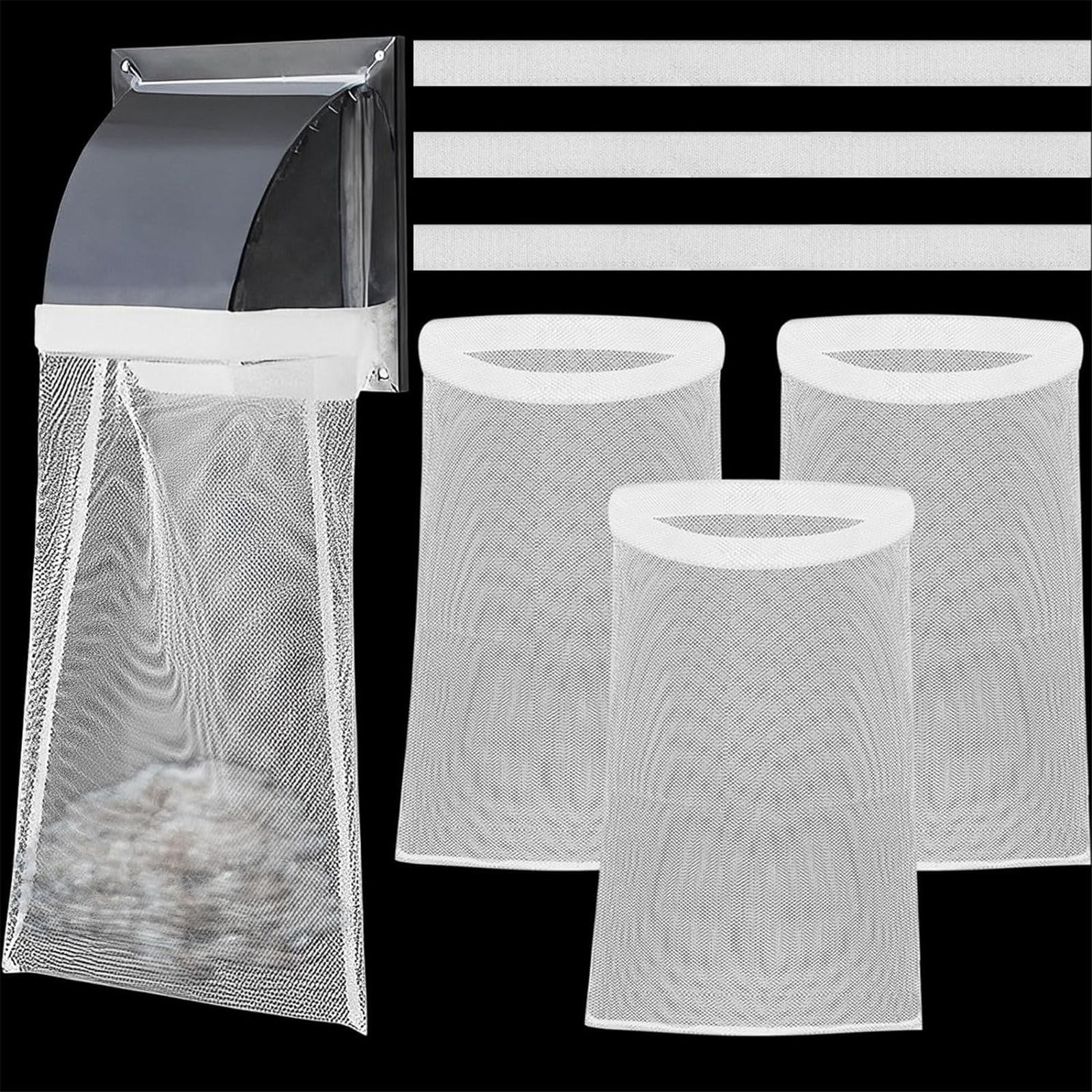 ZFSBZBS 6Pcs Dryer Vent Lint Catcher Bags, Lint Bag Catcher for Dryer Vent Outside