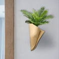 thumbnail image 4 of Wall Hanging Planter Vase Napkin-Shaped, Wall Hanging Decor Pocket Planter for Indoor Fake Plants Greenery Flowers, livingroom Bedroom Kitchen Home Office Decoration, 4 of 6