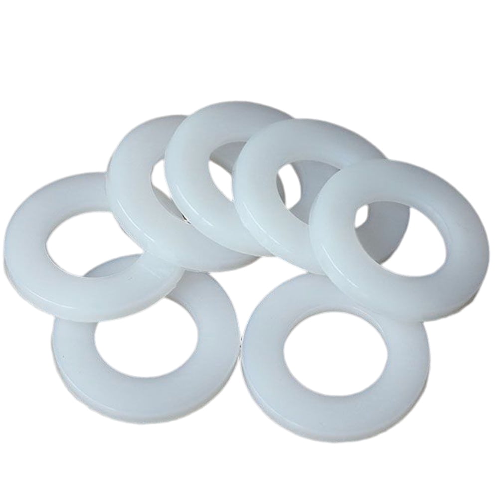 50pcs Nylon enlarged and thickened flat washer M6x16mmx2mm