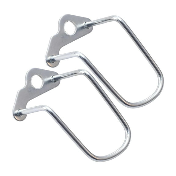 GARENDE 2 Pieces Rear Derailleur Guard Bicycle Rear Derailleur Protector for Cycling Silver