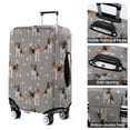 thumbnail image 5 of Beagle and Dog Footprints Luggage Cover Fashion Suitcase Cover Baggage Covers Fit 25-28 Inch Luggage (Go Travel), 5 of 5