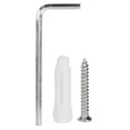 thumbnail image 3 of 3Pcs/Set Black Stainless Steel Towel Storage Rack, Wall Mounted Paper Holder Clothes Hook, Bathroom Hardware Kit, Durable Rust-Resistant, Suitable for Toilet, Kitchen, Bedroom, 3 of 9