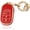 Red, Keyring, variant on Key Fob Cover Compatible with Honda Accord Civic HR-V CR-V Pilot Sport SI EX EX-L Touring 2022-2026 Keychain Case Holder Protector,Black, Keychain