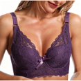 thumbnail image 3 of Bxsruta Women's Lace Longline Underwire Bra Everyday Support Adjustable Straps, 3 of 6