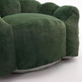 thumbnail image 5 of Adult Lotus Compression Bean Bag Sofa with Pull Ring, Faux Fur Lounge Chair, High-Density Foam, No Assembly Required, Anti-Fouling & Non-Slip Base for Living Room Bedroom  RLB, 5 of 11