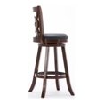 thumbnail image 4 of Boraam Siena 29in. High Back Swivel Wood Bar Stool - Cappuccino Finish, 4 of 6