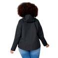 thumbnail image 3 of Free Country Women's Plus Size X2O Packable Rain Jacket Black 1X, 3 of 3