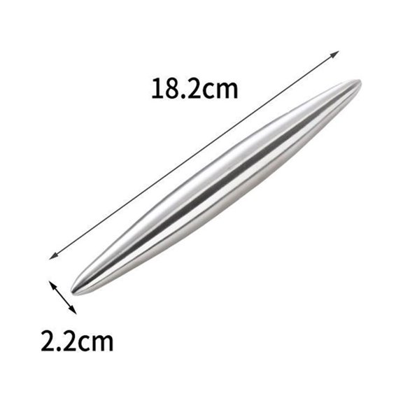 Tainini Stainless Steel Rolling Pin For Baking Fudge, Pizza, Pies, Pastries, Pasta, Dough, Cookies