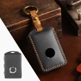thumbnail image 1 of Car Key Fob Cover Case Protector For Volvo XC60 XC90 S60 Key Cover Handmade Premium Leather Case, 1 of 17