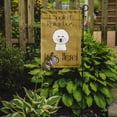 thumbnail image 2 of Bichon Frise Spoiled Dog Lives Here Flag Garden Size BB1465GF, 2 of 3