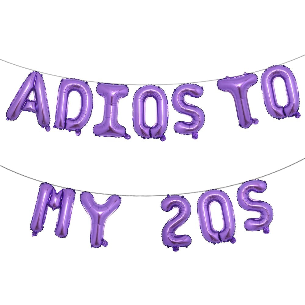 Adios to My 20S Balloon 30th Birthday Party Decor Taco Bout 30 Balloons