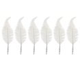 thumbnail image 3 of Naiovety Adorno de plumas de Navidad de 6 piezas, adorno extraíble reutilizable para restaurante, boda, centro comercial, accesorios de Type7 NO7, 3 of 6