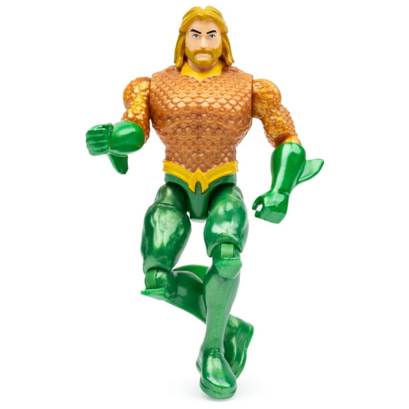 DC Comics, 4-Inch Aquaman Action Figure with 3 Mystery Accessories