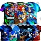 thumbnail image 2 of Sonic the Hedgehog Camiseta Para Niños Moda 3D Print Game Shirt, 2 of 4
