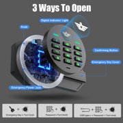 Riflevault 7.0 Cu Ft Fireproof Safe, Electronic Lock Security Cabinet with Deposit Slot, Dual Alarm & Backlit Keypad