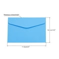 thumbnail image 2 of Unique Bargains Blank Mini Envelopes, Storage Card Holder, Blue, 100 Count, 100 Pack, 2 of 6
