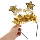 thumbnail image 5 of 2 diademas de Año Nuevo: aros decorativos de oropel con estrellas para Nochevieja, reuniones familiares y accesorios fotográficos., 5 of 7