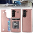 thumbnail image 3 of for Samsung Galaxy Z Fold 5 Wallet Case, PU Leather Case with Card Slot Double Magnetic Clasp Flip Case Cover for Galaxy Z Fold5 5G (Rose Gold), 3 of 16