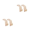 thumbnail image 2 of tssuouriy 2X Cartoon Headrest Hooks Mount Clips Multi-Purpose Strong Load-Bearing Hanger Purse Clothing Organizer Pink 2Set, 2 of 6