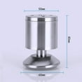 thumbnail image 2 of 4 PACK Stainless Steel Wire Drawing Thickened Column Sofa Furniture Cabinet Foot, Height: 80mm, 2 of 9