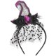 thumbnail image 1 of Diadema para fiesta de Halloween, sombrero de bruja, diadema decorativa, accesorio para el cabello para fiesta de cosplay, 1 of 2