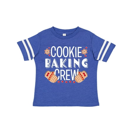 

Inktastic Christmas Cookie Baking Crew with Oven Mitts Gift Toddler Boy or Toddler Girl T-Shirt