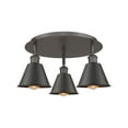 thumbnail image 5 of Innovations Lighting  Ballston - 3 Light 18" Flush Mount Black Antique Brass/Matte Black, 5 of 5