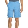 IZOD Mens Saltwater Solid Cargo Shorts 40W Blue revival