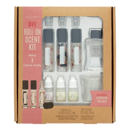 Body & Earth DIY Custom Roll-On Scent Perfume Kit (Best Coconut Scented Perfume)